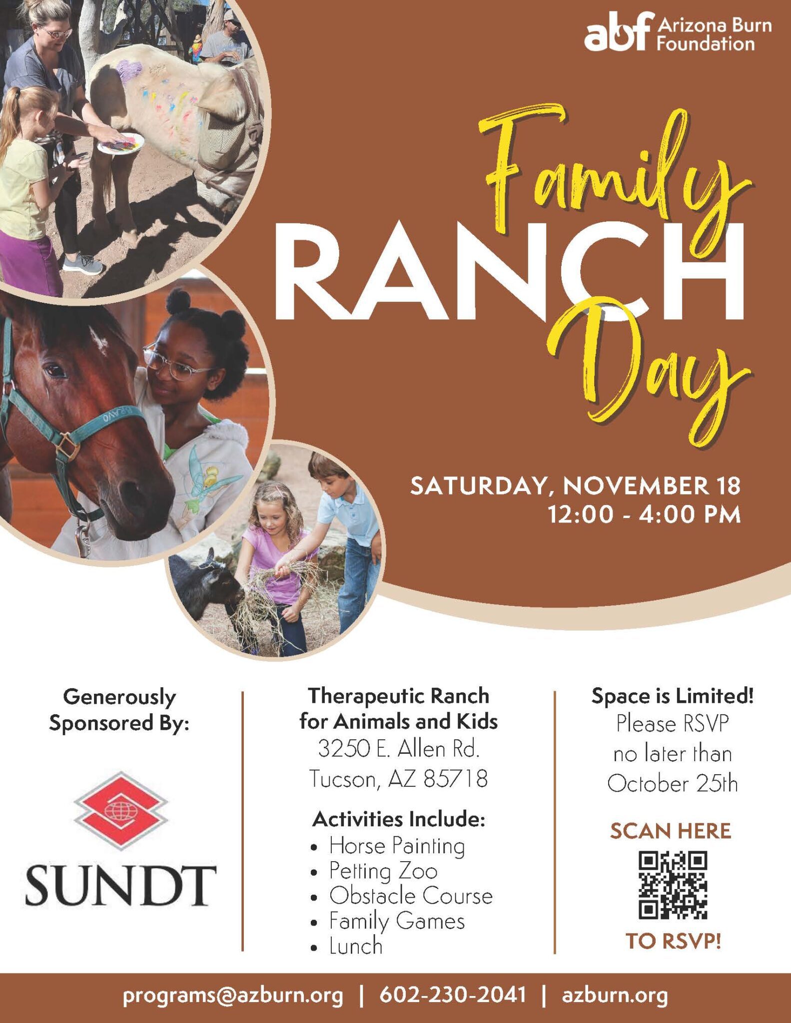 Family Ranch Day Arizona Burn Foundation